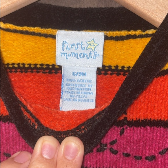 Vintage Y2K Kids Striped Sweater - Picture 2 of 3